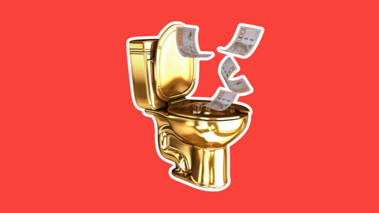 Miljarder rakt ner i avloppet